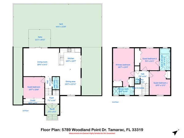 $3,250 | 5789 Woodland Point Drive, Tamarac, FL 33319