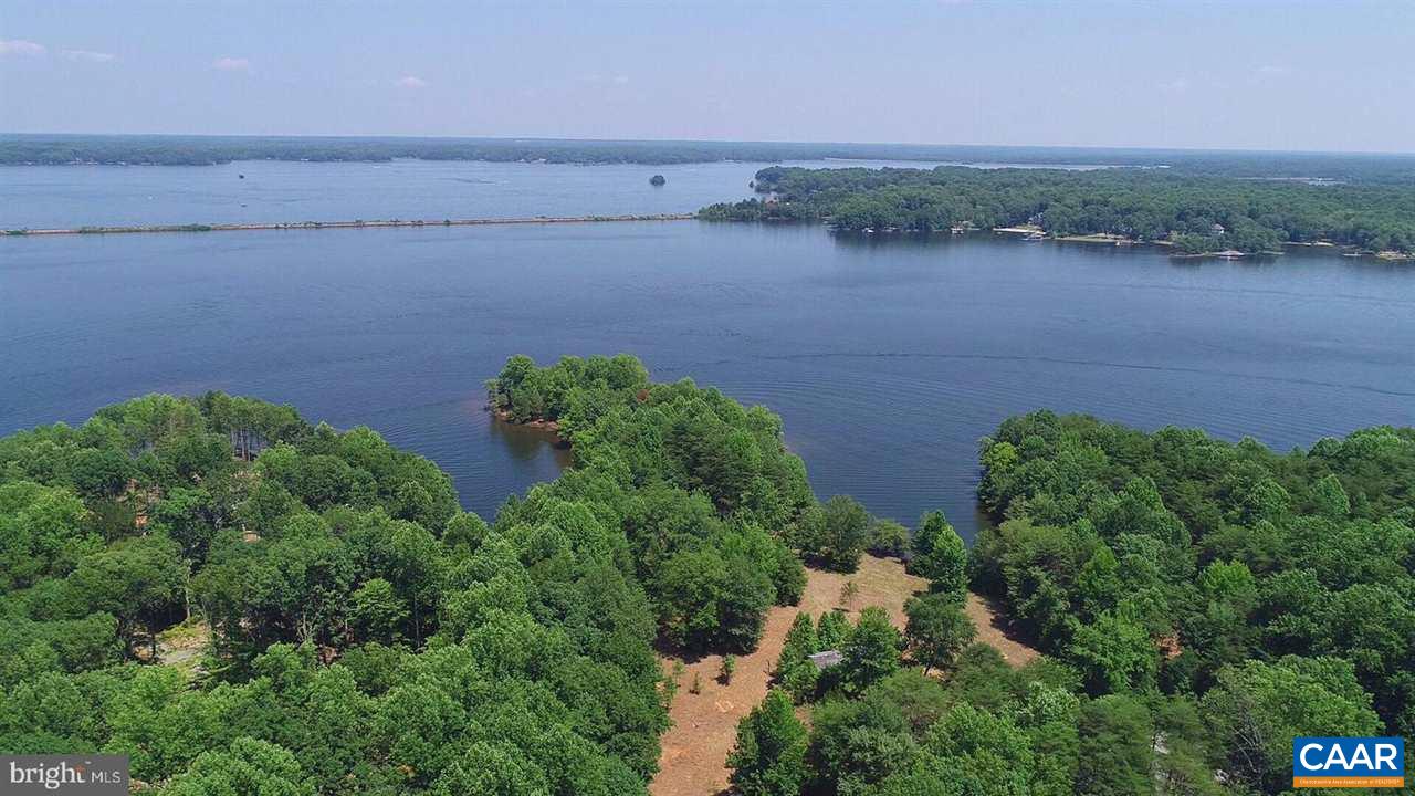0 Busbees Point Road Bumpass, VA 23024 - Photo 3 of 10 an aerial view of a houses with a lake view