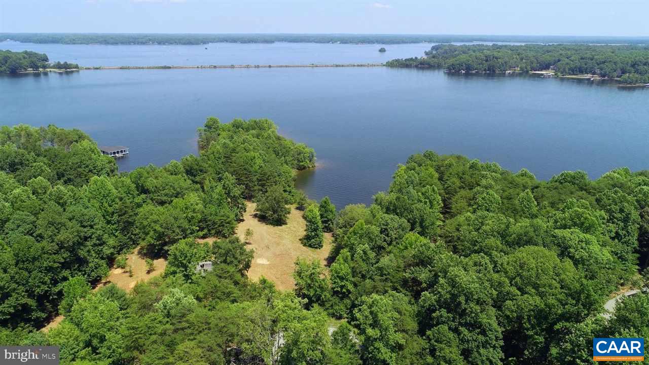 0 Busbees Point Road Bumpass, VA 23024 - Photo 4 of 10 an aerial view of a houses with a lake view