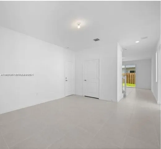 a view of an empty room