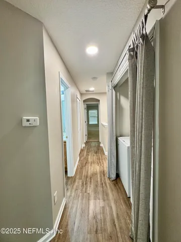 a view of front door