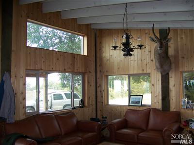 0 Boonville Road Boonville, CA 95415 - Photo 4 of 8 Open beam ceilings, knotty pine walls - the perfect get away cabin.