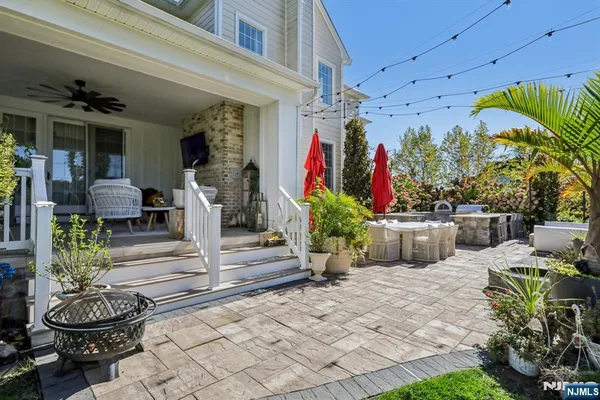 a view of a house with patio