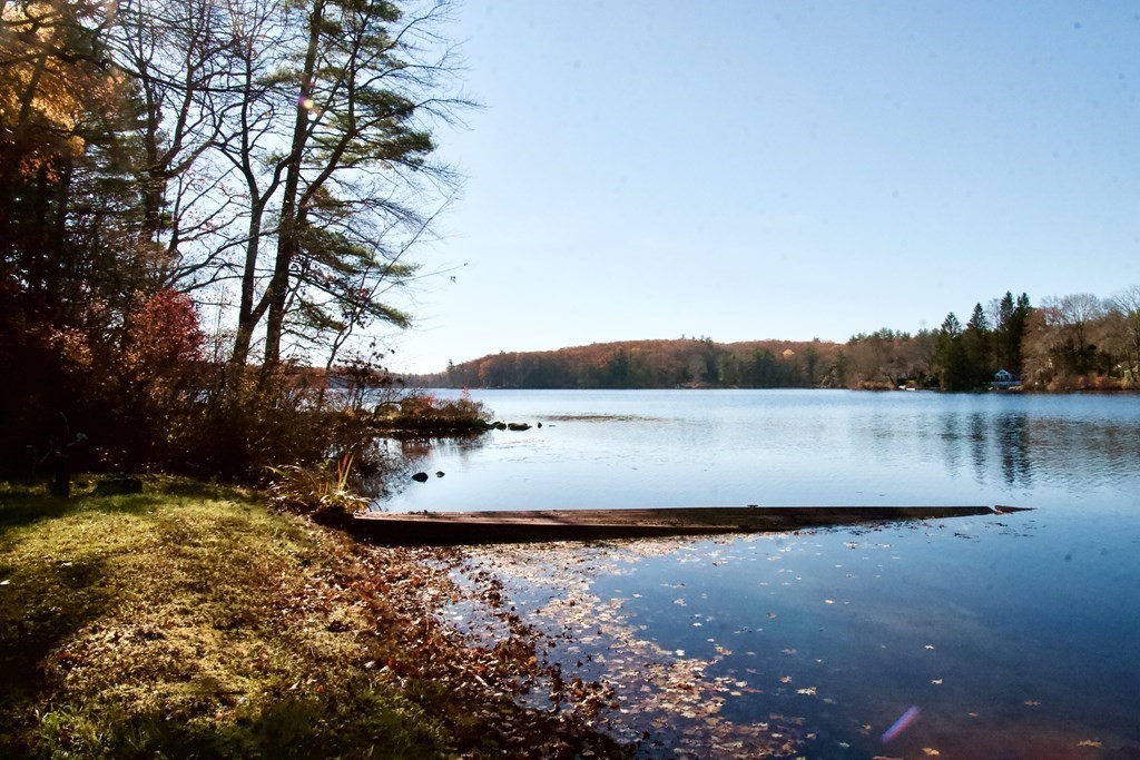 64 Lincoln Point Road Charlton, MA 01507 - Photo 4 of 28 a view of lake with a yard