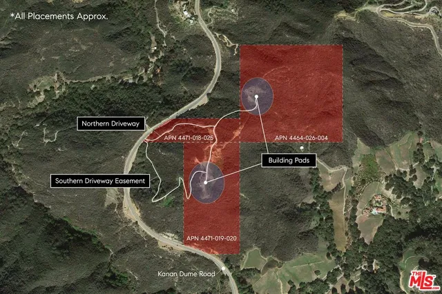 an aerial view of a house with outdoor space