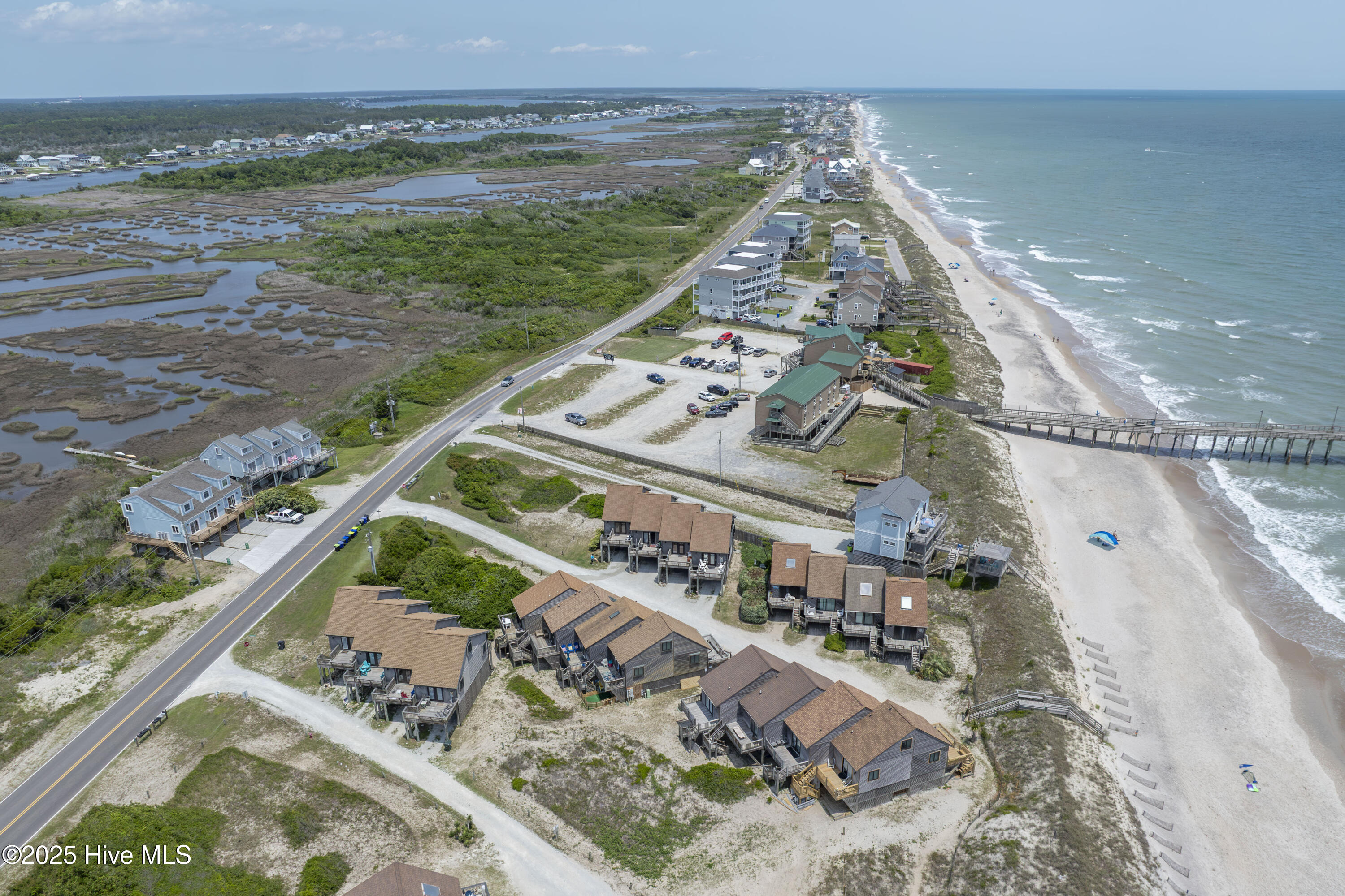 887 New River Inlet Road, Unit 2 North Topsail Beach, NC 28460 - Photo 32 of 38 887 New River Inlet Road - Aerials - Edi