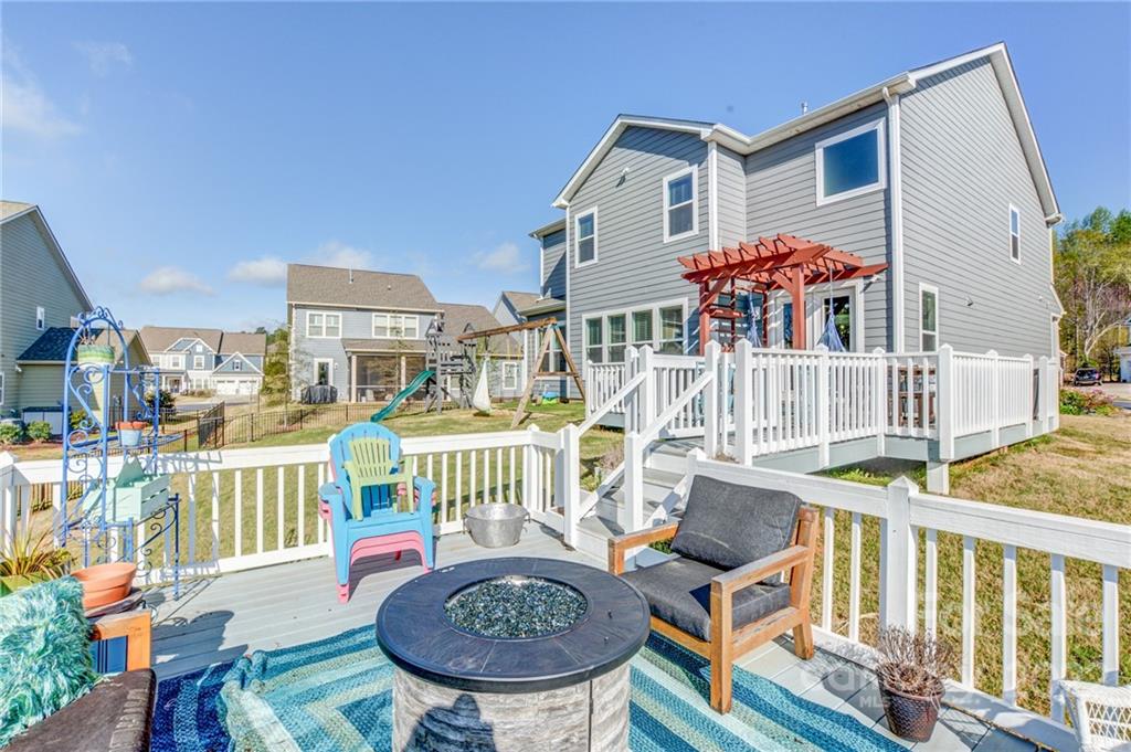 1106 Currituck Way York, SC 29745 - Photo 42 of 45 a view of a house with swimming pool and furniture