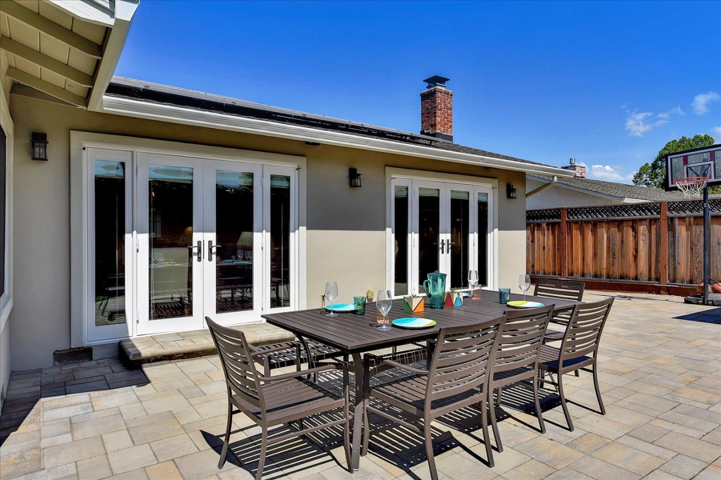 2215 Constitution Drive San Jose, CA 95124 - Photo 26 of 36 a view of a dinning table and chairs in patio of the house