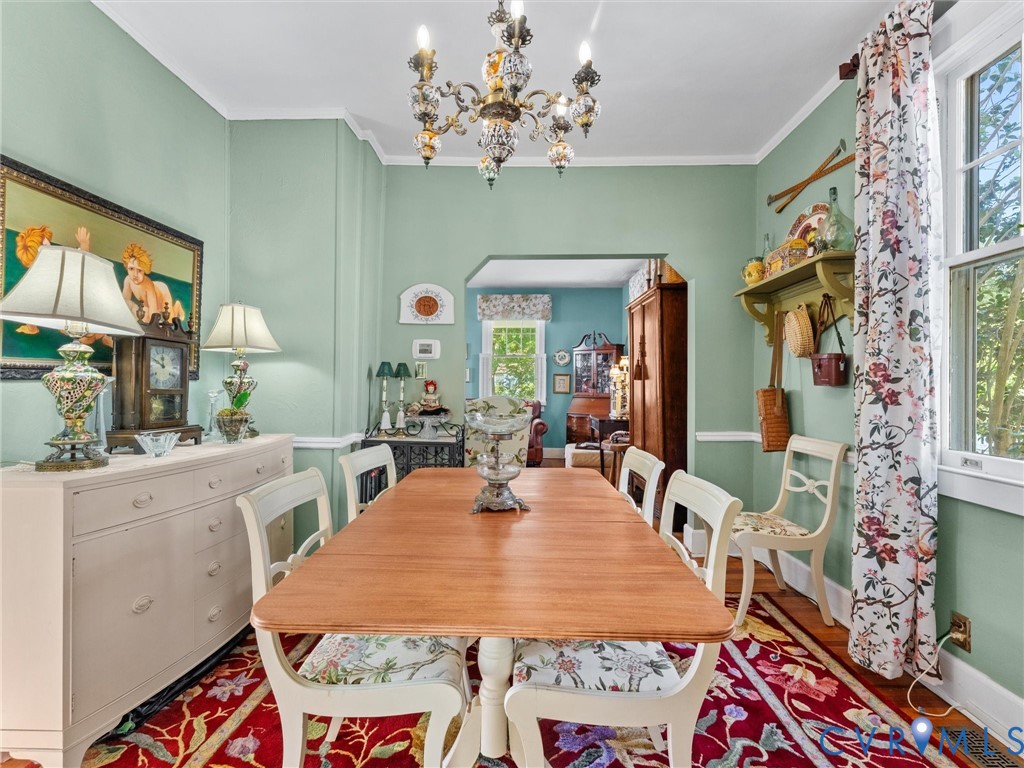 1812 Seddon Road Richmond, VA 23227 - Photo 14 of 56 Dining area featuring a wood-finish table, a decor