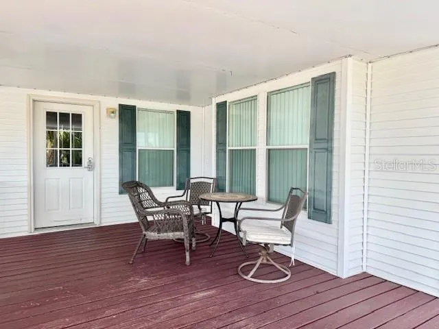 a house view with a outdoor space