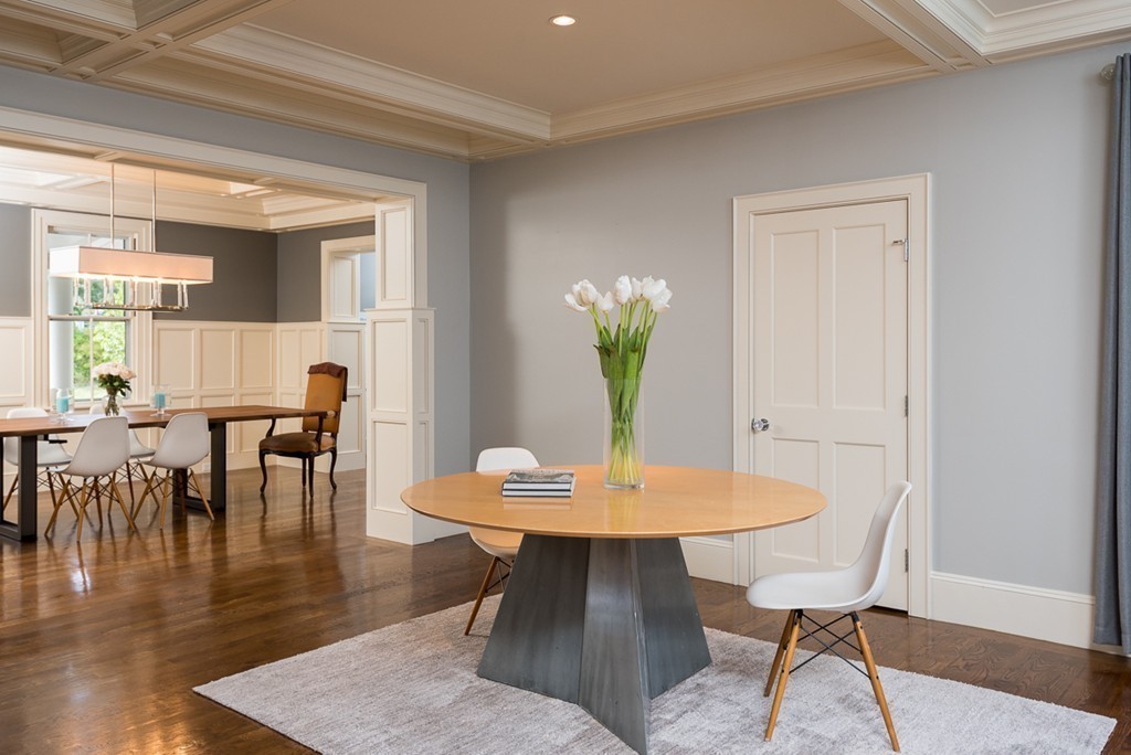 392 Main Street Hingham, MA 02043 - Photo 12 of 30 a view of a dining room with furniture and wooden floor