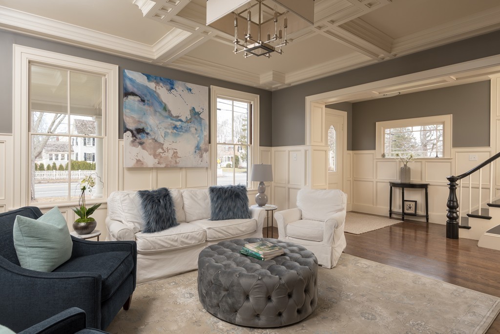 392 Main Street Hingham, MA 02043 - Photo 14 of 30 a living room with furniture and a large window