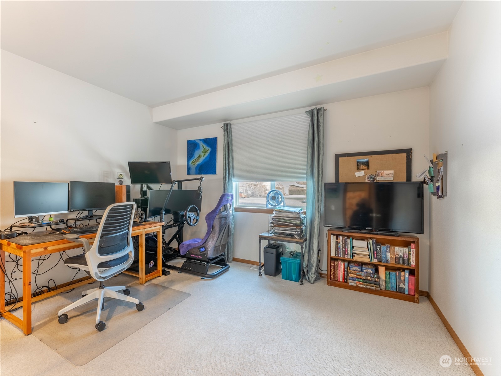 14918 Burkey Street Entiat, WA 98822 - Photo 28 of 39 a view of a workspace with furniture and a window