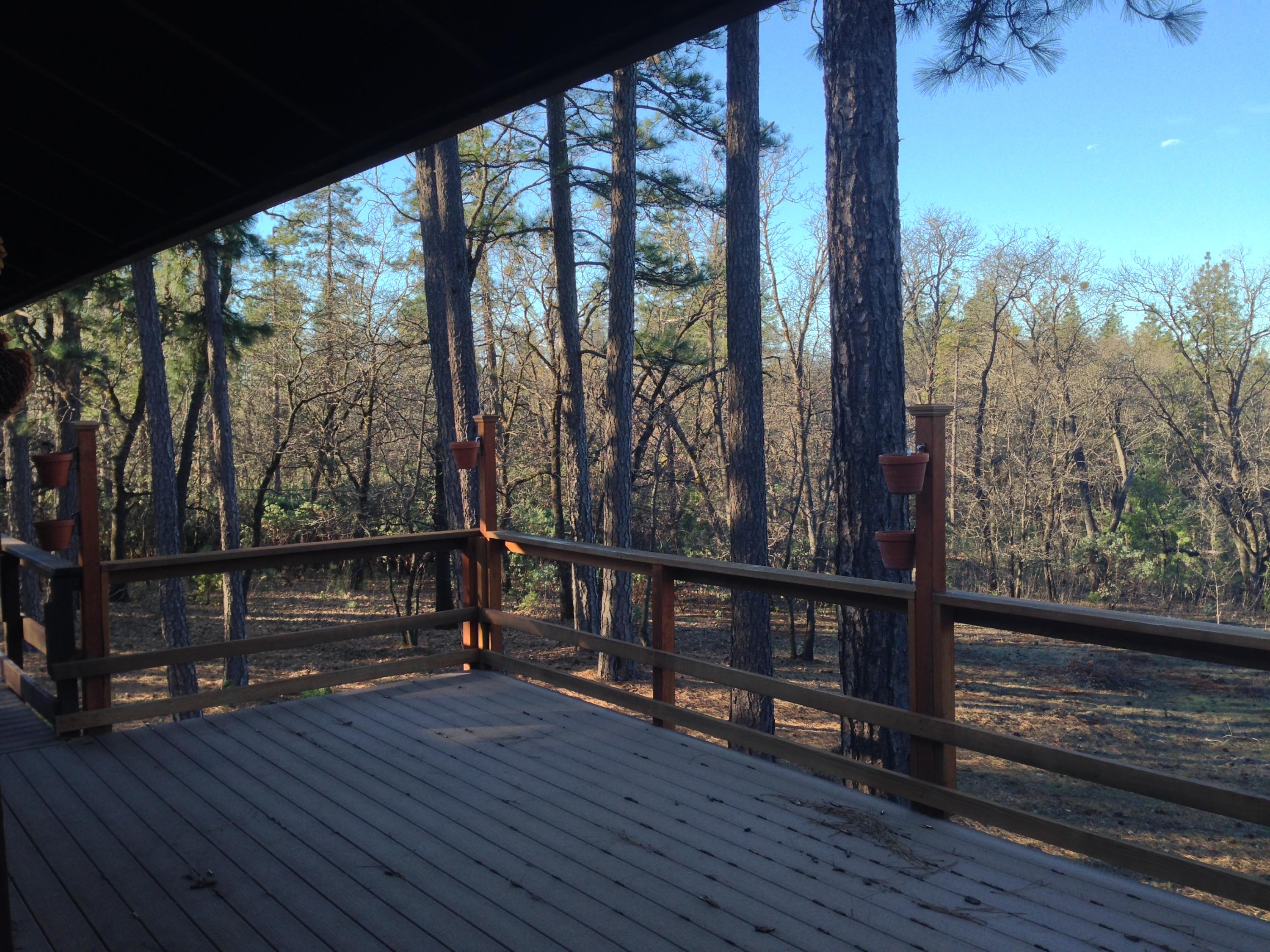 27727 Donkey Mine Road Oak Run, CA 96069 - Photo 7 of 16 Deck View