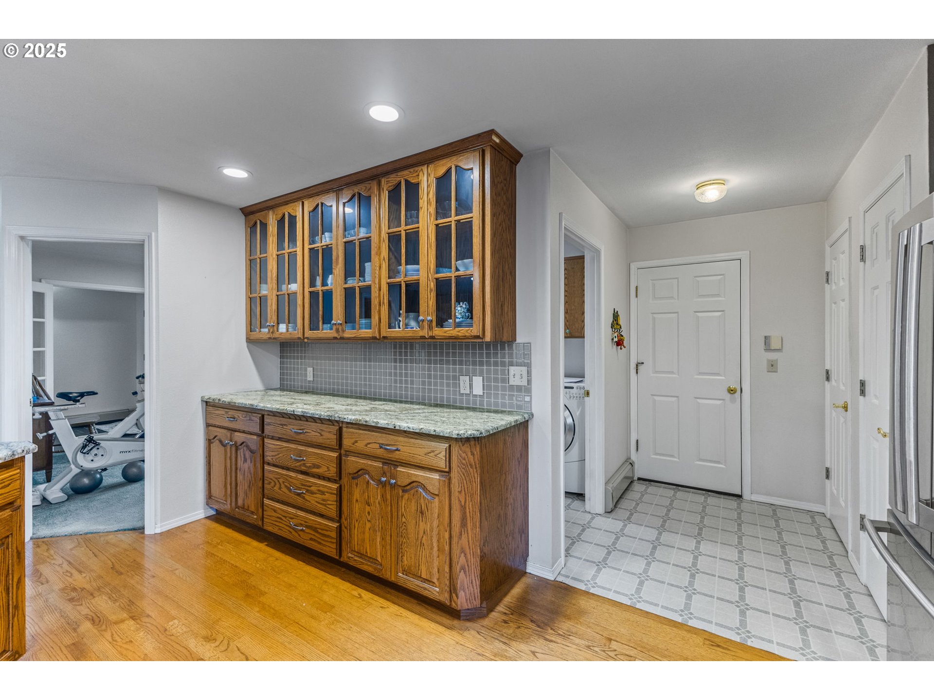 17576 North Abiqua Road Silverton, OR 97381 - Photo 2 of 40 a kitchen with stainless steel appliances granite countertop a sink and cabinets