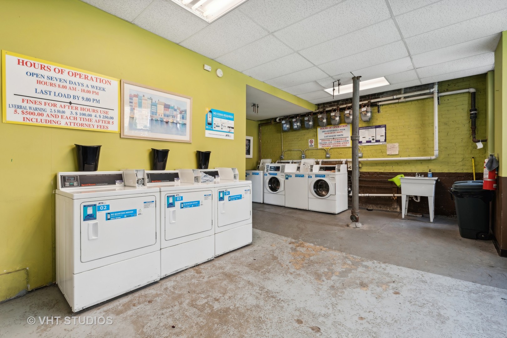 4915 North Avers Avenue, Unit 2CS Chicago, IL 60625 - Photo 16 of 18 a utility room with dryer and washer
