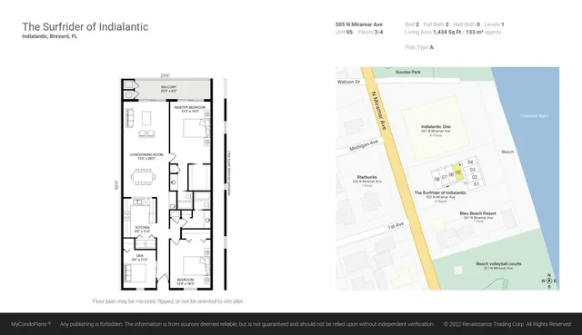 $407,900 | 505 North Miramar Avenue, Unit 405, Indialantic, FL 32903