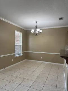 a view of a room with windows