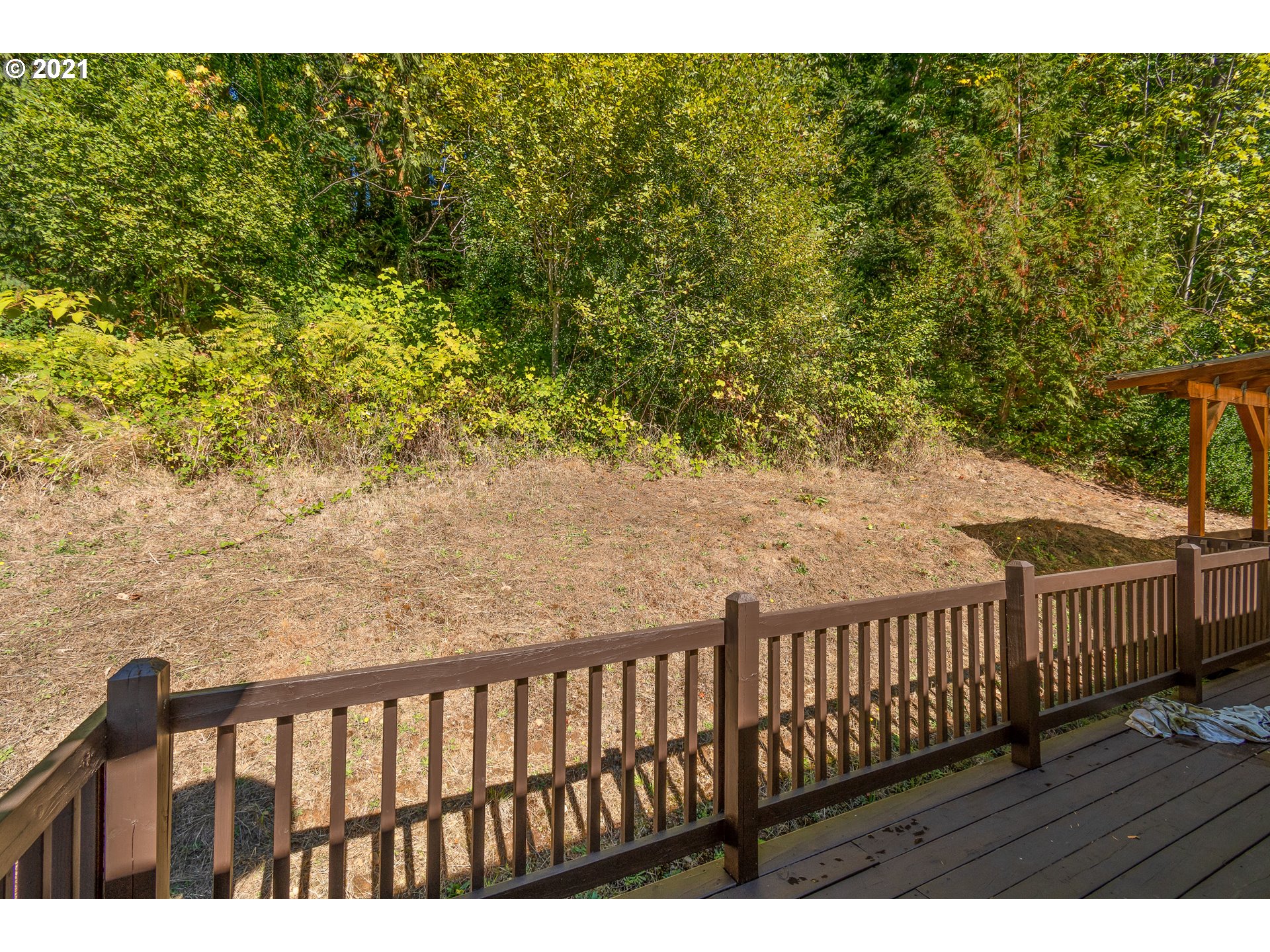 75367 Fern Hill Road Rainier, OR 97048 - Photo 25 of 27 a view of balcony with wooden floor