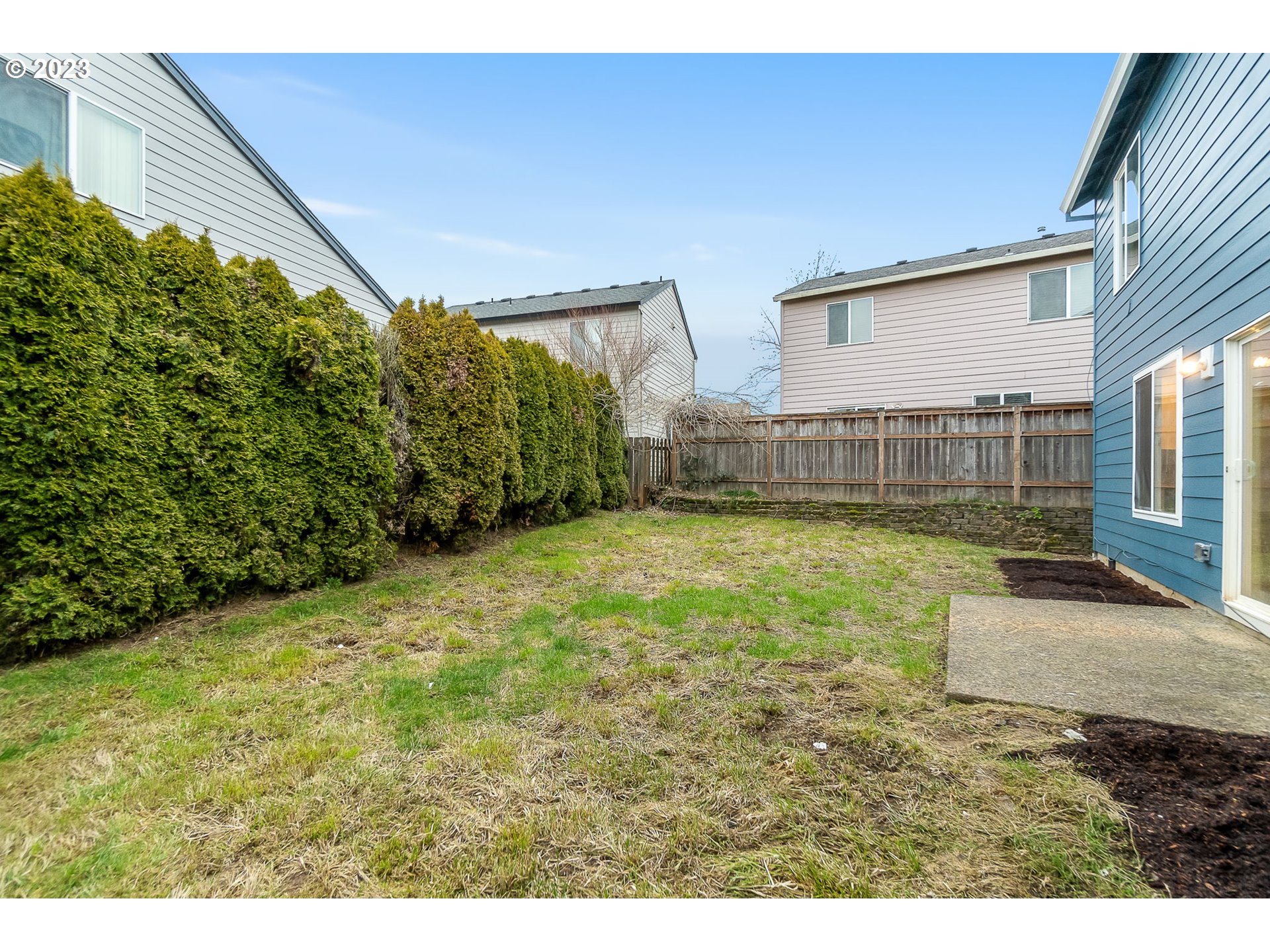 16506 Northeast 14th Avenue Ridgefield, WA 98642 - Photo 23 of 24 a view of a backyard with potted plants