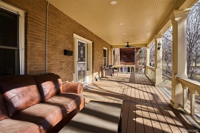 a view of living room filled with furniture