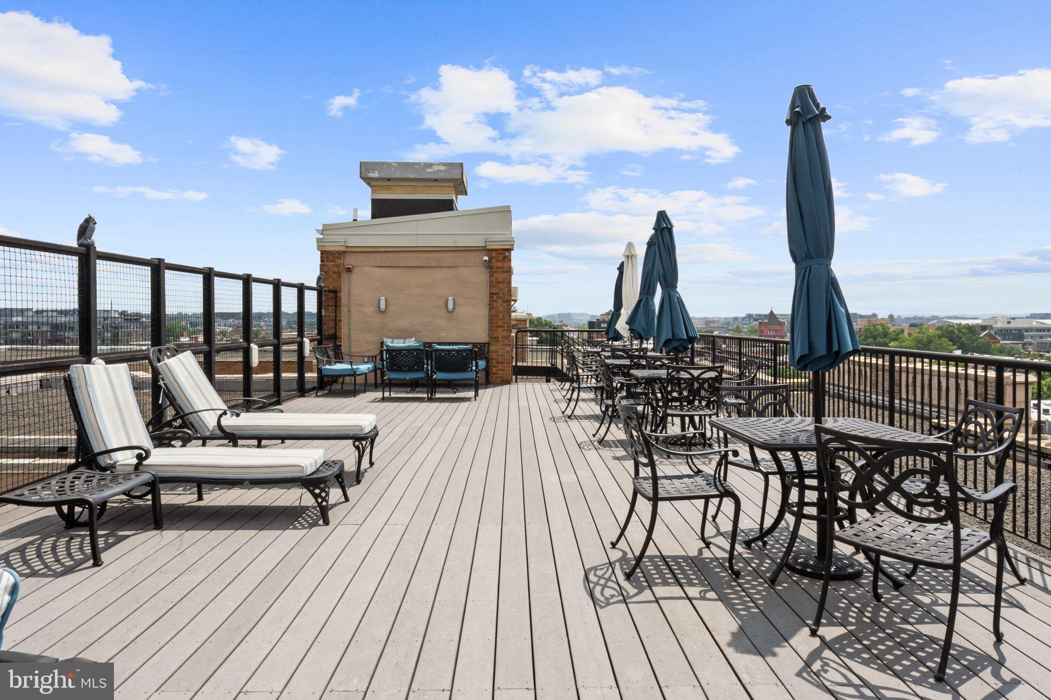 1701 16th Street Northwest, Unit 544 Washington, DC 20009 - Photo 29 of 40 Rooftop Deck with a View