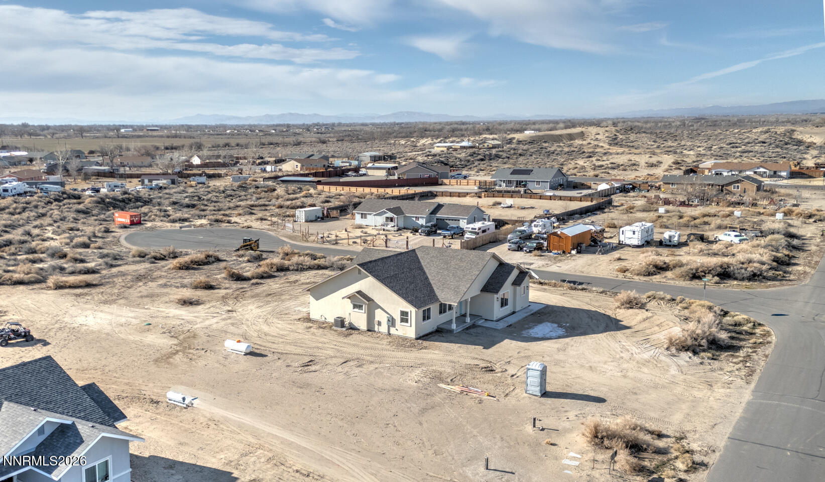 1150 Jungle Drive Fallon, NV 89406 - Photo 29 of 30 an aerial view of a house with a city view