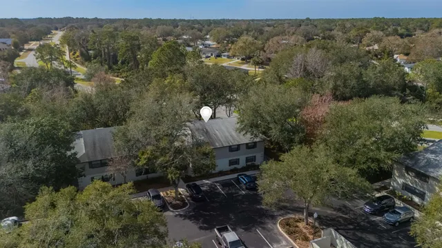 a view of outdoor space with seating area