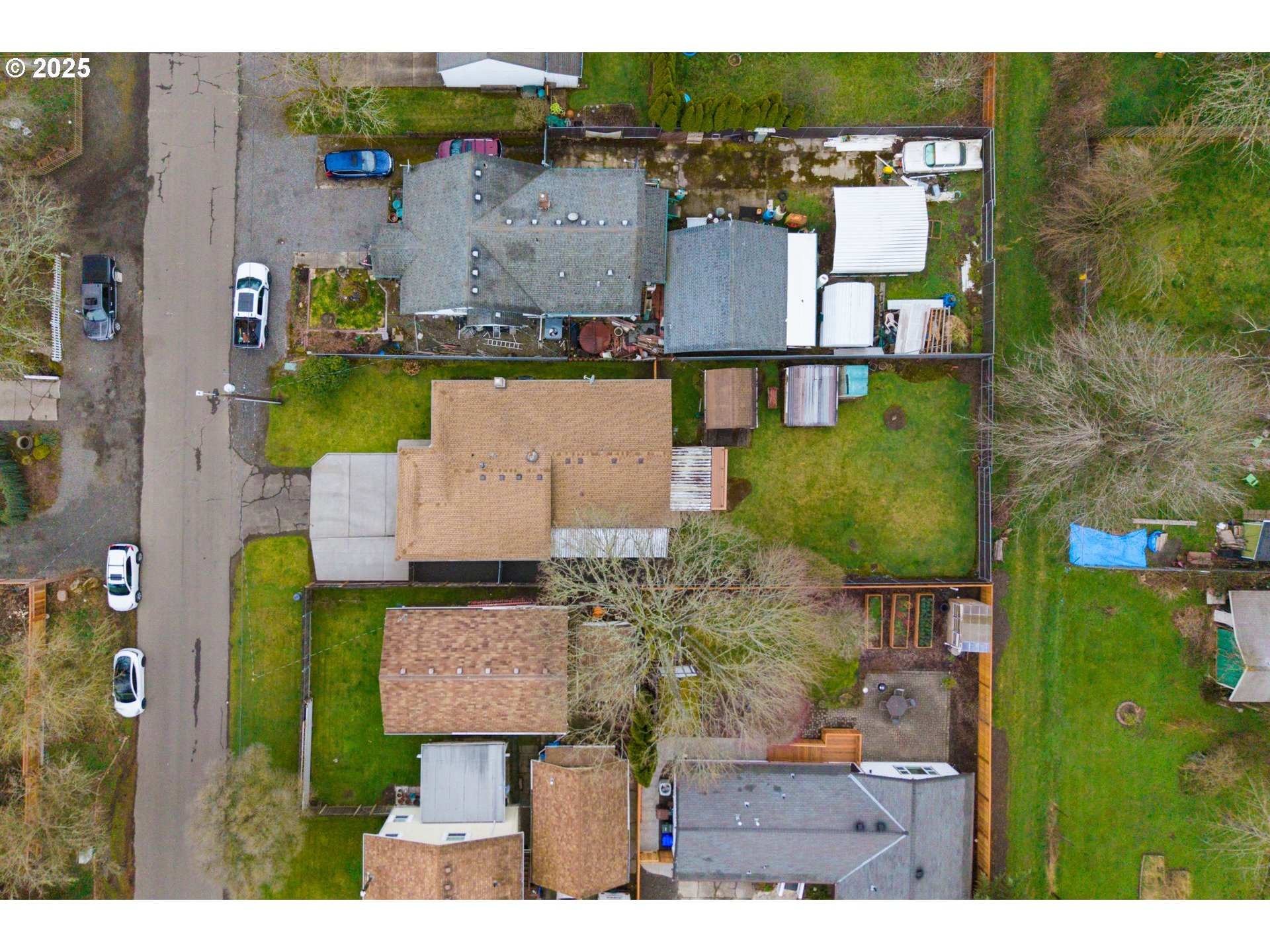 615 Cedar Street Fairview, OR 97024 - Photo 26 of 33 an aerial view of houses with outdoor space