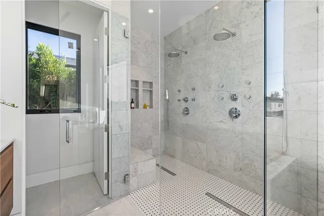 a view of outdoor space with seating