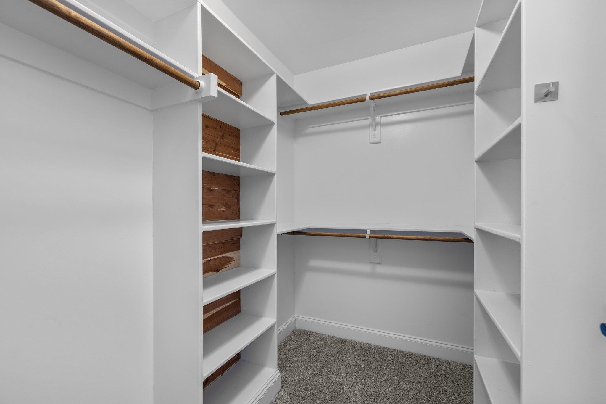 905 Shoofly Path Apex, NC 27502 - Photo 20 of 31 a view of an empty walk in closet