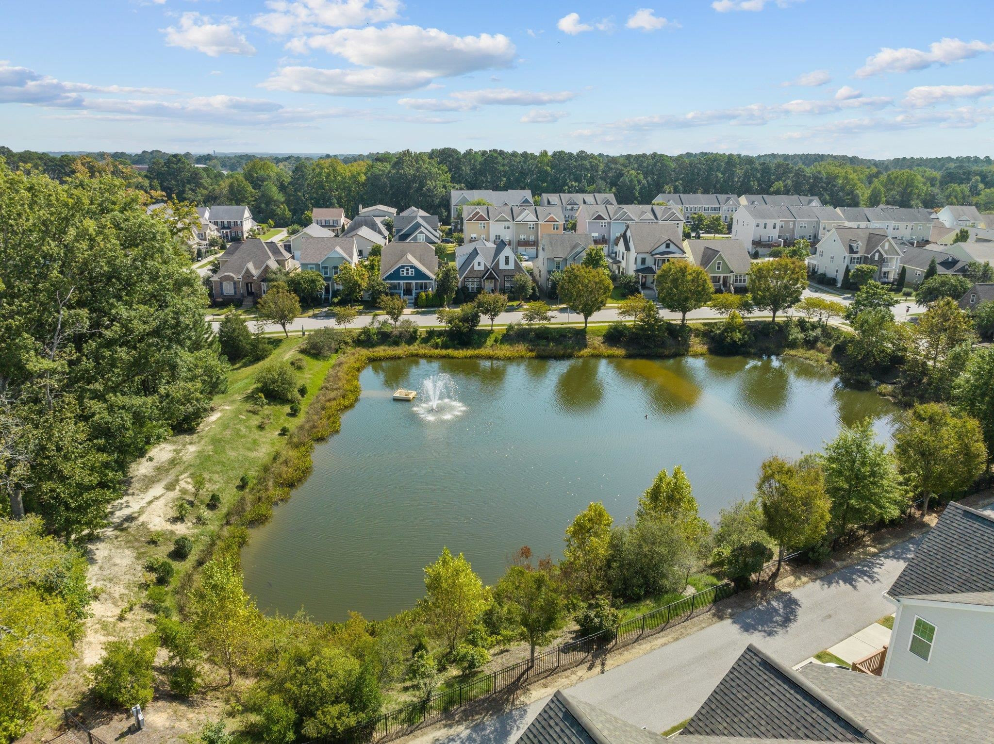 905 Shoofly Path Apex, NC 27502 - Photo 29 of 31 an aerial view of residential houses with outdoor space