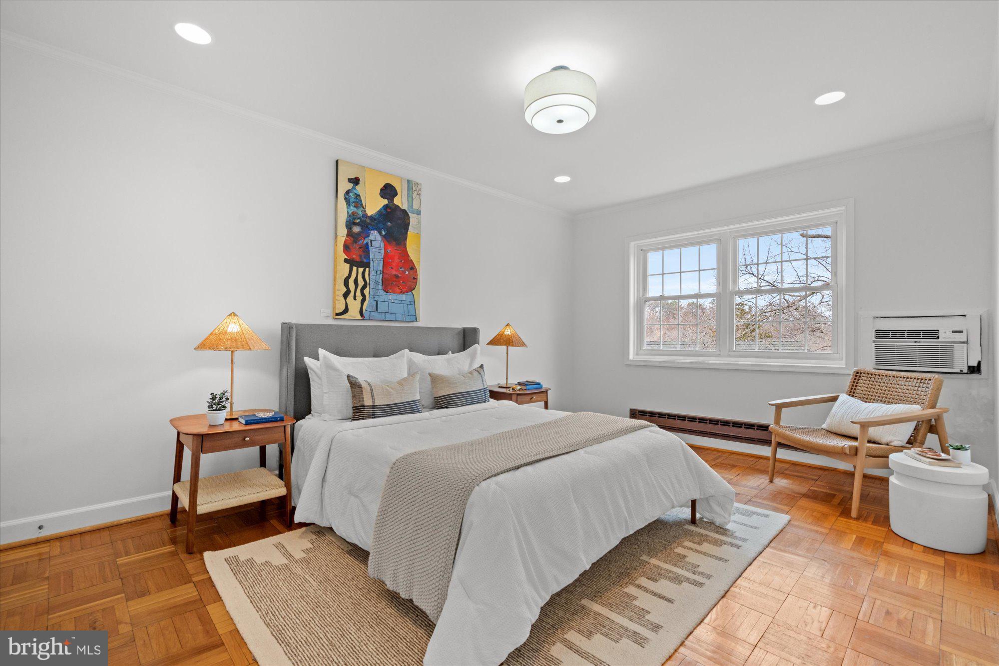 3206 Gunston Road Alexandria, VA 22302 - Photo 15 of 25 a bedroom with bed and window