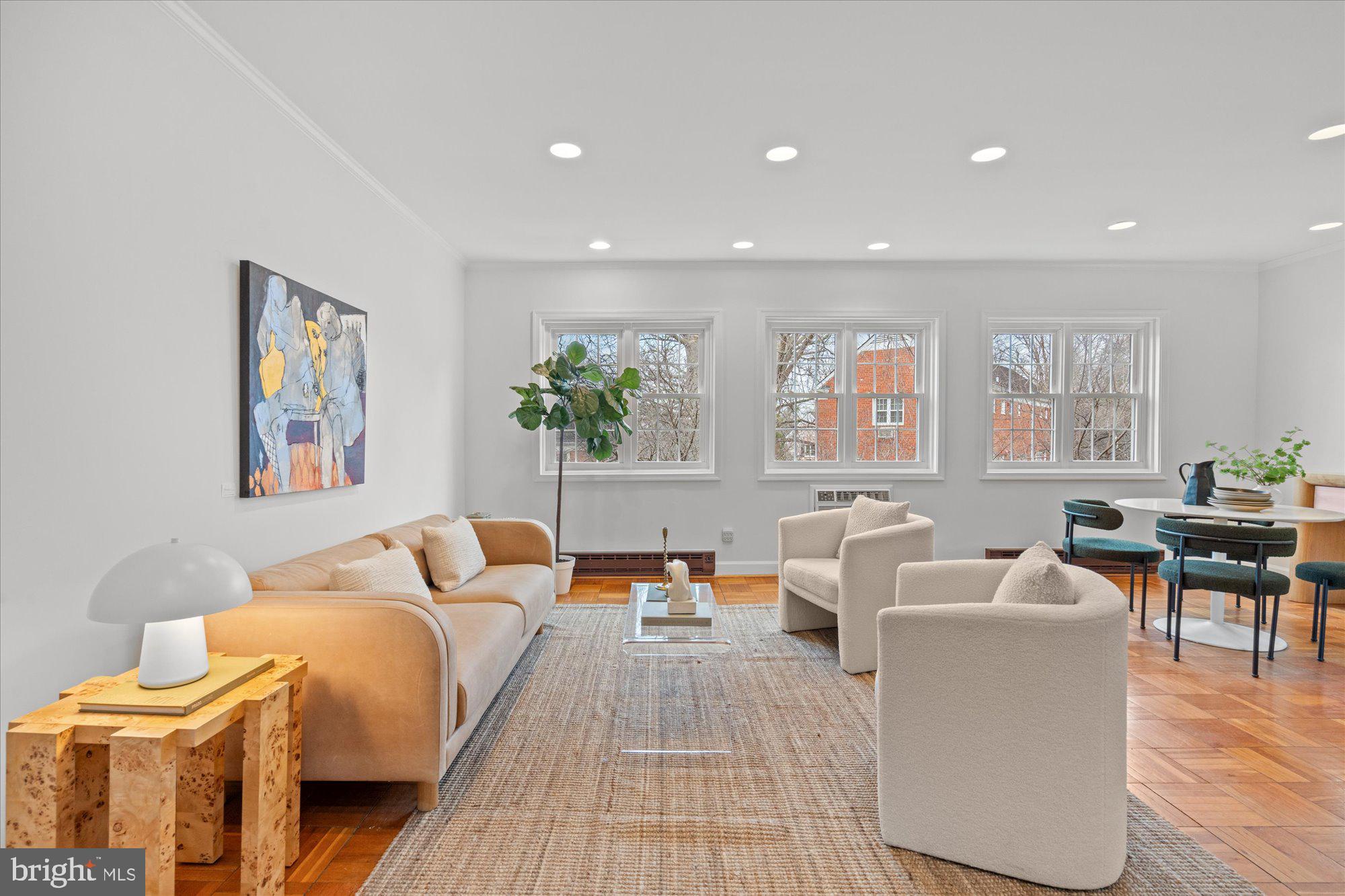 3206 Gunston Road Alexandria, VA 22302 - Photo 4 of 25 a living room with furniture and a wooden floor