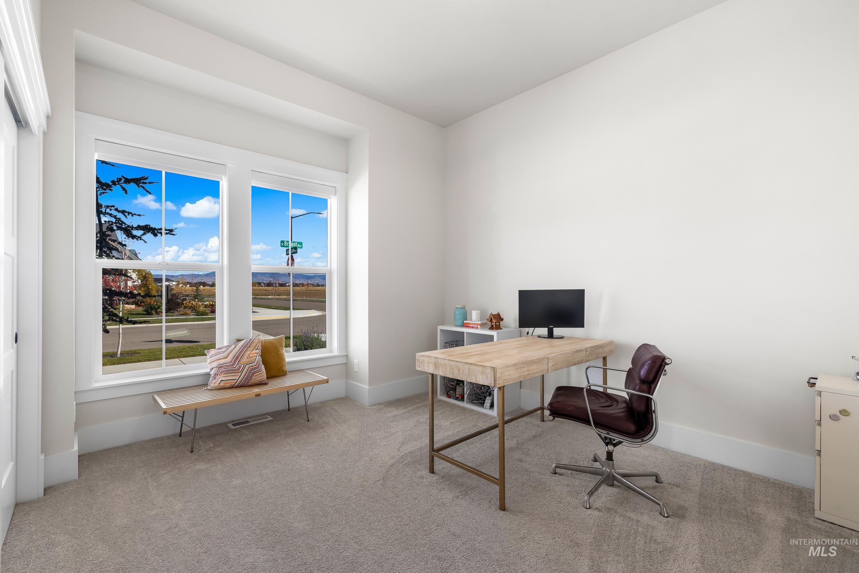 4217 North Bryant Way Meridian, ID 83646 - Photo 19 of 46 Office with light carpet and baseboards