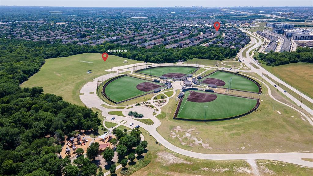 1217 Windmere Way Allen, TX 75013 - Photo 38 of 38 Surrounded by expansive recreation fields and community amenities, this prime location offers convenient access to one of the area’s premier sports parks.