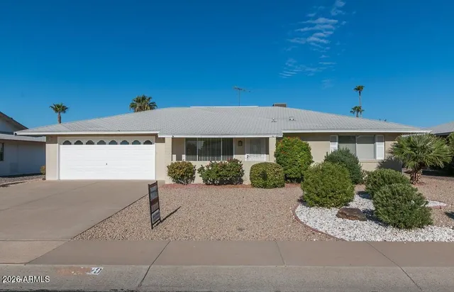 a view of a house with a patio