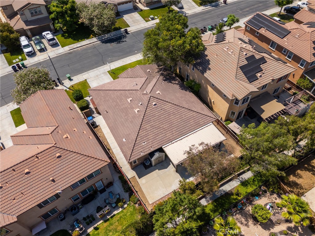 30355 Lamplighter Lane Menifee, CA 92584 - Photo 27 of 31 an aerial view of a house with a swimming pool