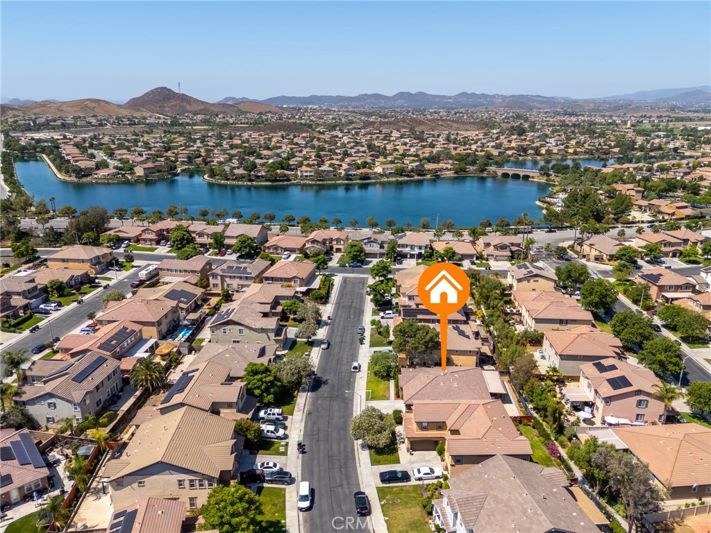 30355 Lamplighter Lane Menifee, CA 92584 - Photo 28 of 31 an aerial view of residential building and lake
