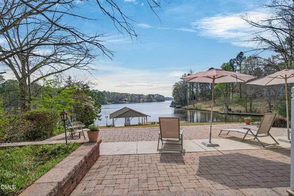 a outdoor space with lots of table and chairs