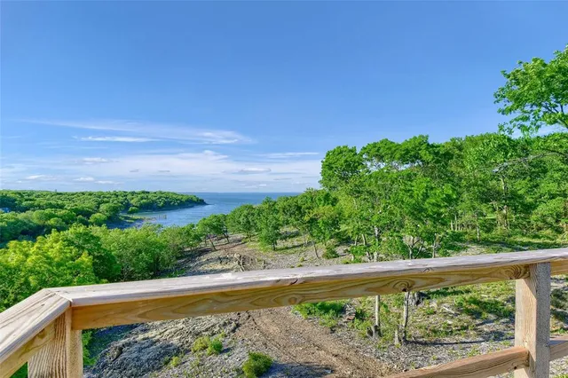 a view of a swimming pool with a yard