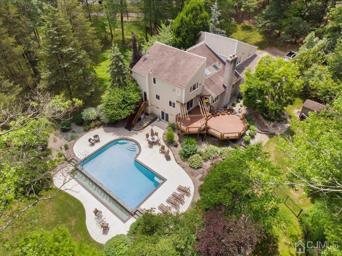 18 Lance Road Lebanon, NJ 08833 - Photo 1 of 45 an aerial view of a house with garden space and street view
