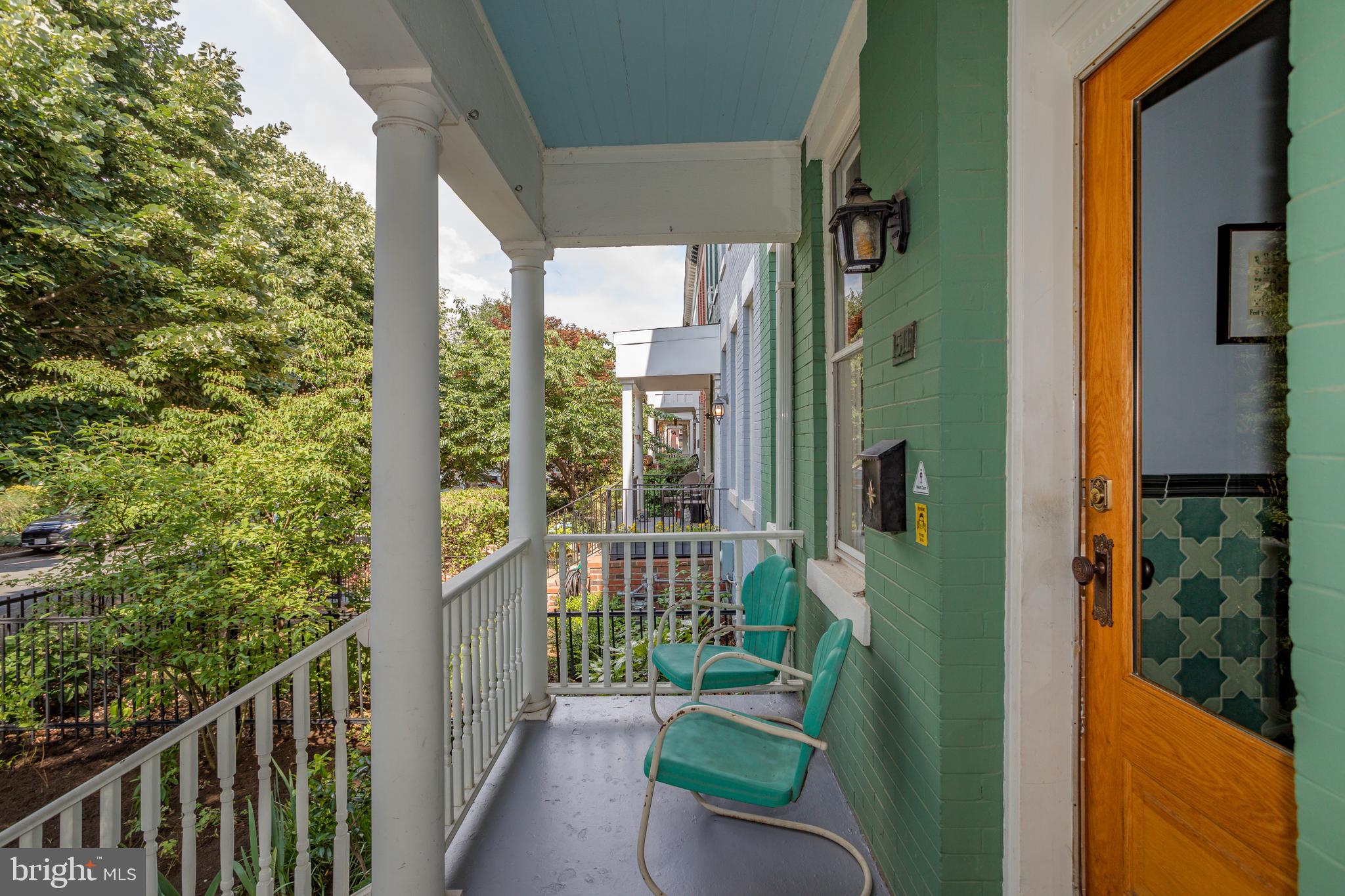 1511 D Street Southeast Washington, DC 20003 - Photo 3 of 29 Lovely shaded porch, up and off the street