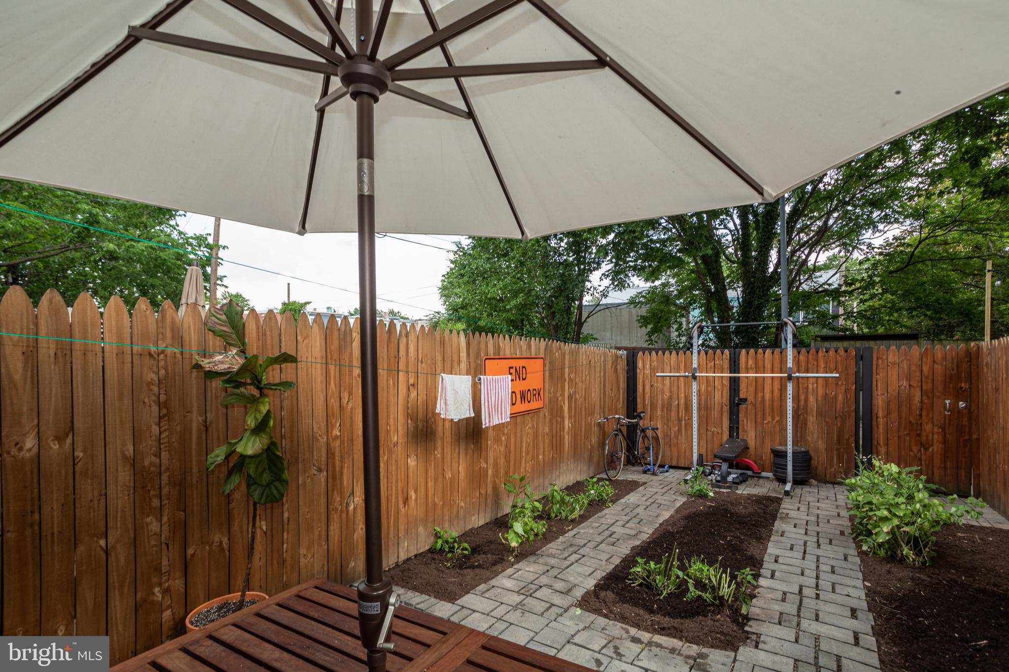 1511 D Street Southeast Washington, DC 20003 - Photo 25 of 29 Lovely back yard with Riversmart pavers and plants