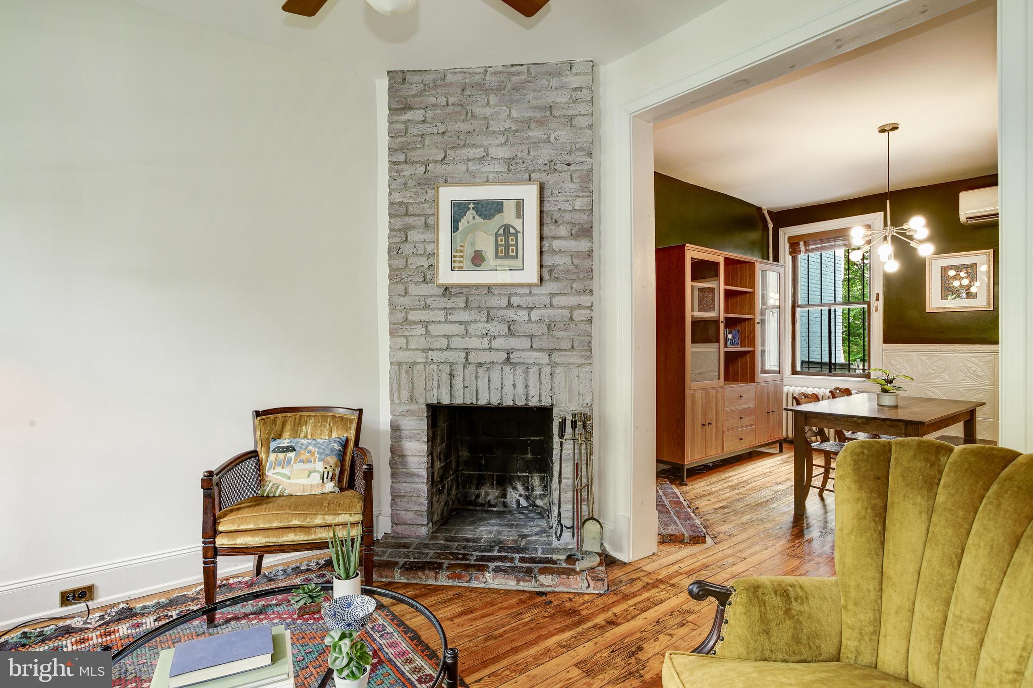 1511 D Street Southeast Washington, DC 20003 - Photo 7 of 29 Featuring a wood-burning fireplace