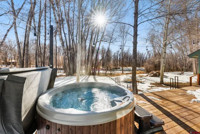 a view of city and mountain