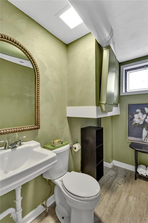 346 Churchill Road Pittsburgh, PA 15235 - Photo 35 of 40 a bathroom with a sink a toilet and a mirror