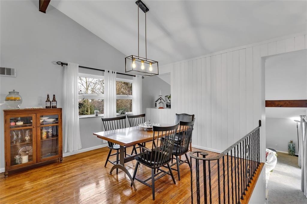 346 Churchill Road Pittsburgh, PA 15235 - Photo 8 of 40 a view of a dining room with furniture window and wooden floor