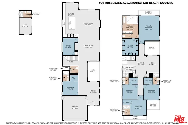 $4,200,000 | 908 Rosecrans Avenue, Manhattan Beach, CA 90266