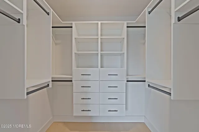 a view of walk in closet